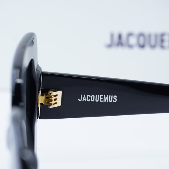 Jacquemus CARRE ROND JAC/10 C1 Geometric Sunglasses - Black\Grey - Picture 9 of 11